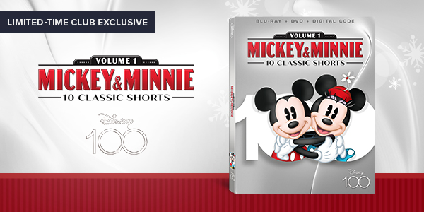 Collect A Piece of Animation History When  Mickey & Minnie 10 Classic Shorts – Volume 1 Arrives on Blu-ray™ and DVD February 7