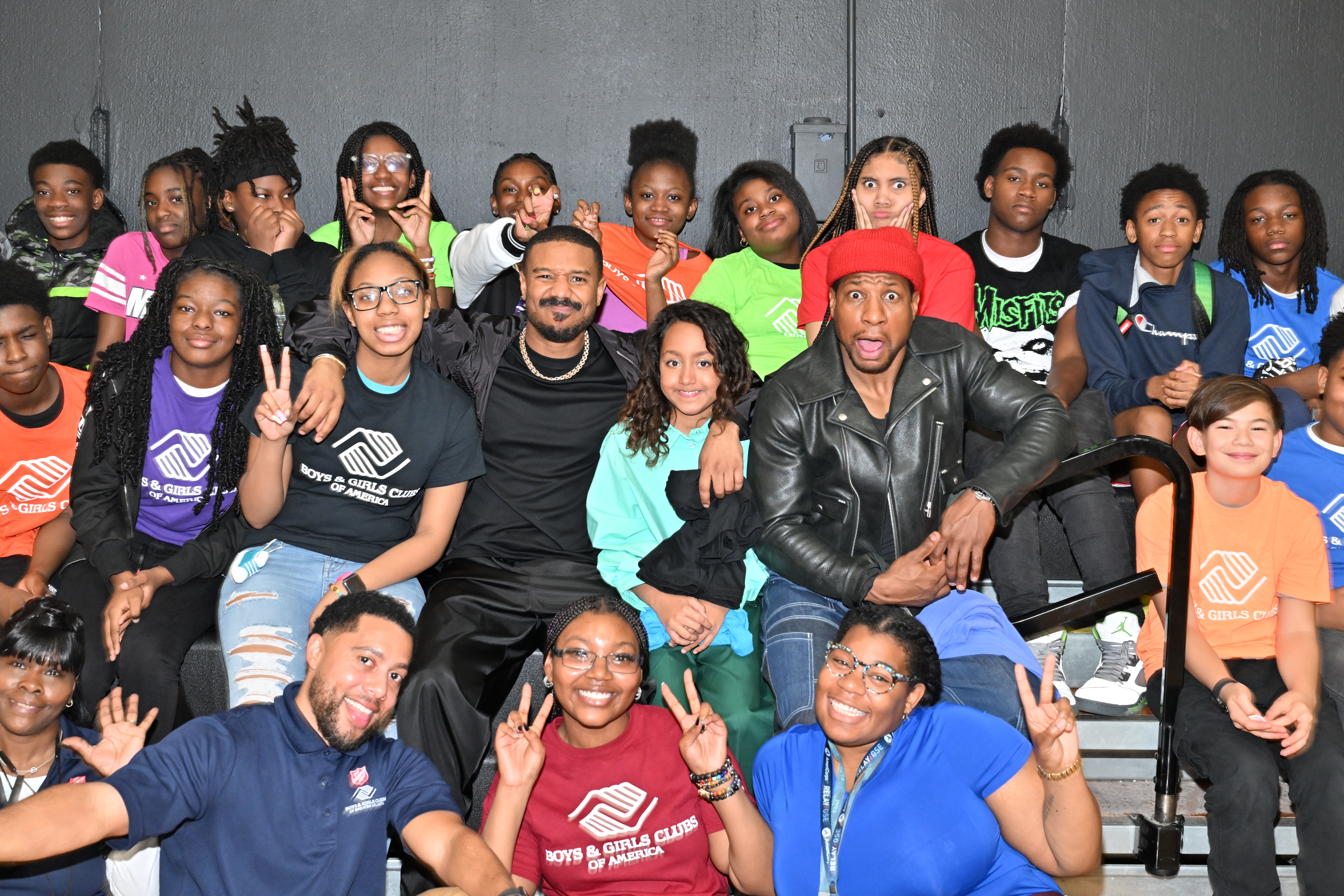 CREED III CAST VISITS AND DONATES TO ATLANTA BOYS AND GIRLS CLUB